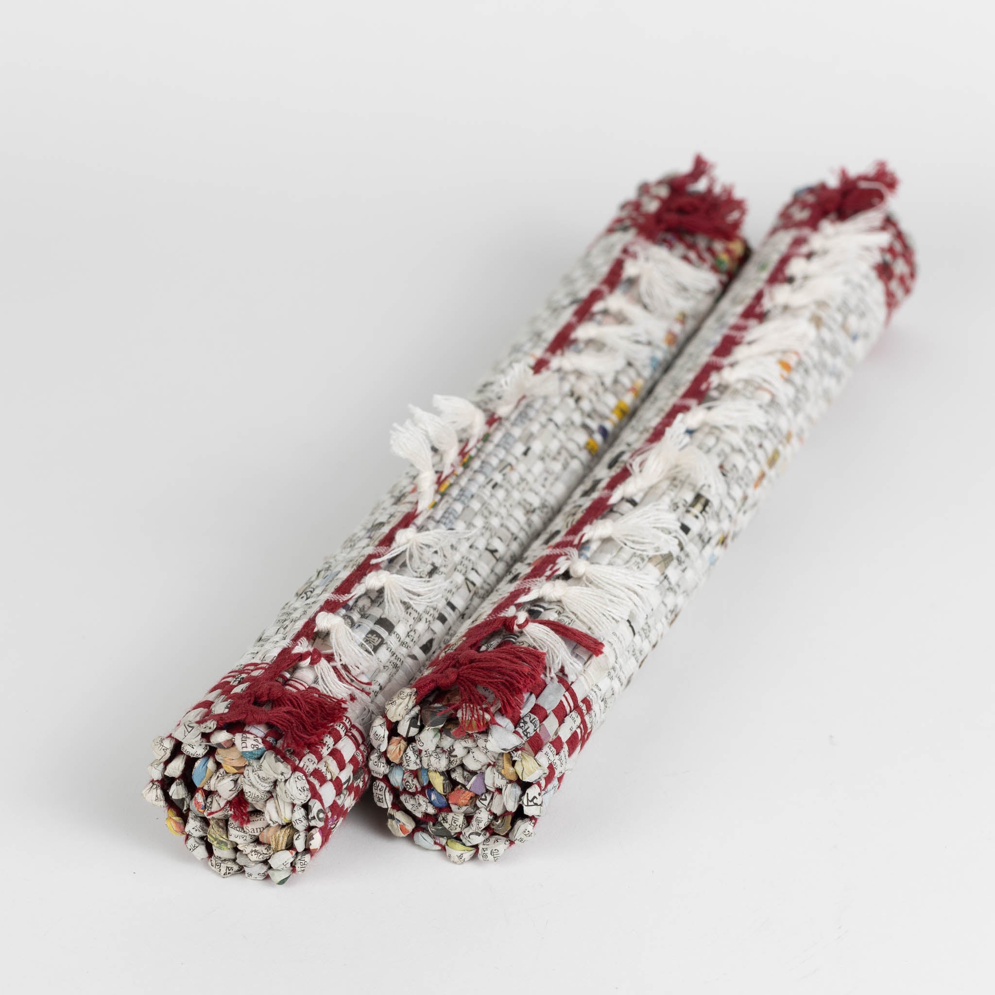 Family setting with eco placemats on the dining table, perfect for casual meals