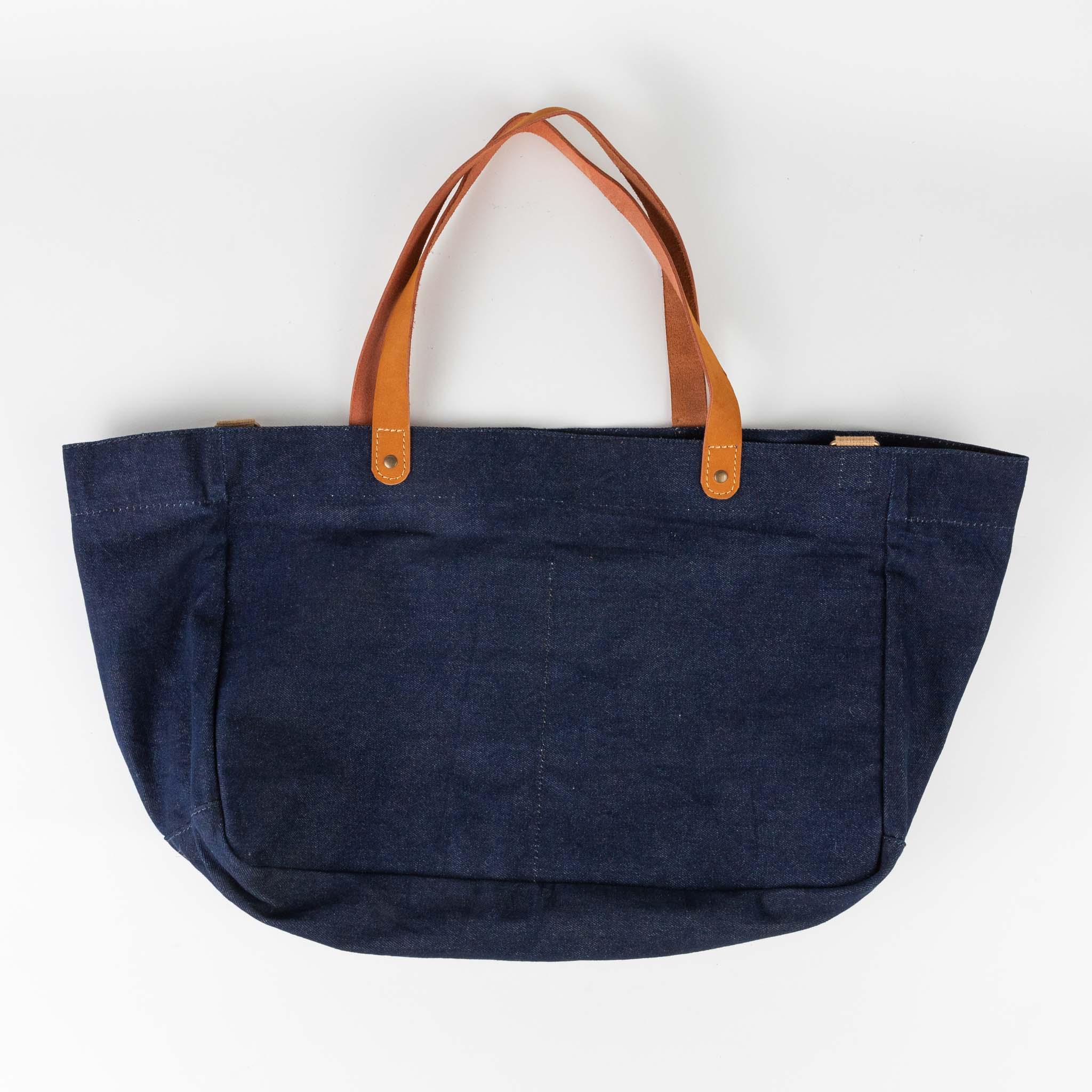 Handcrafted denim bag for travel, spacious and durable