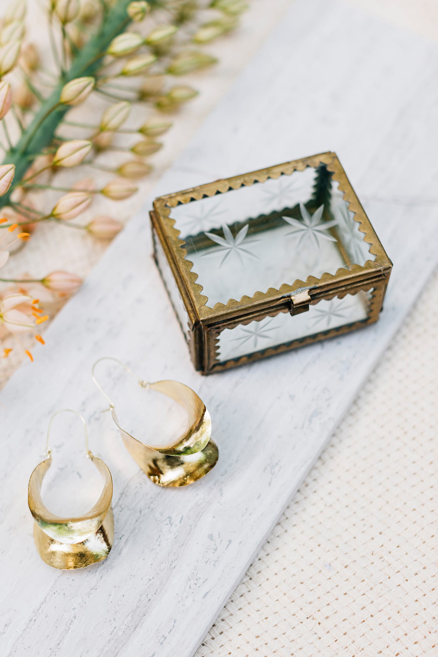 Premium jewelry box for necklaces perfectly displayed on a dresser.