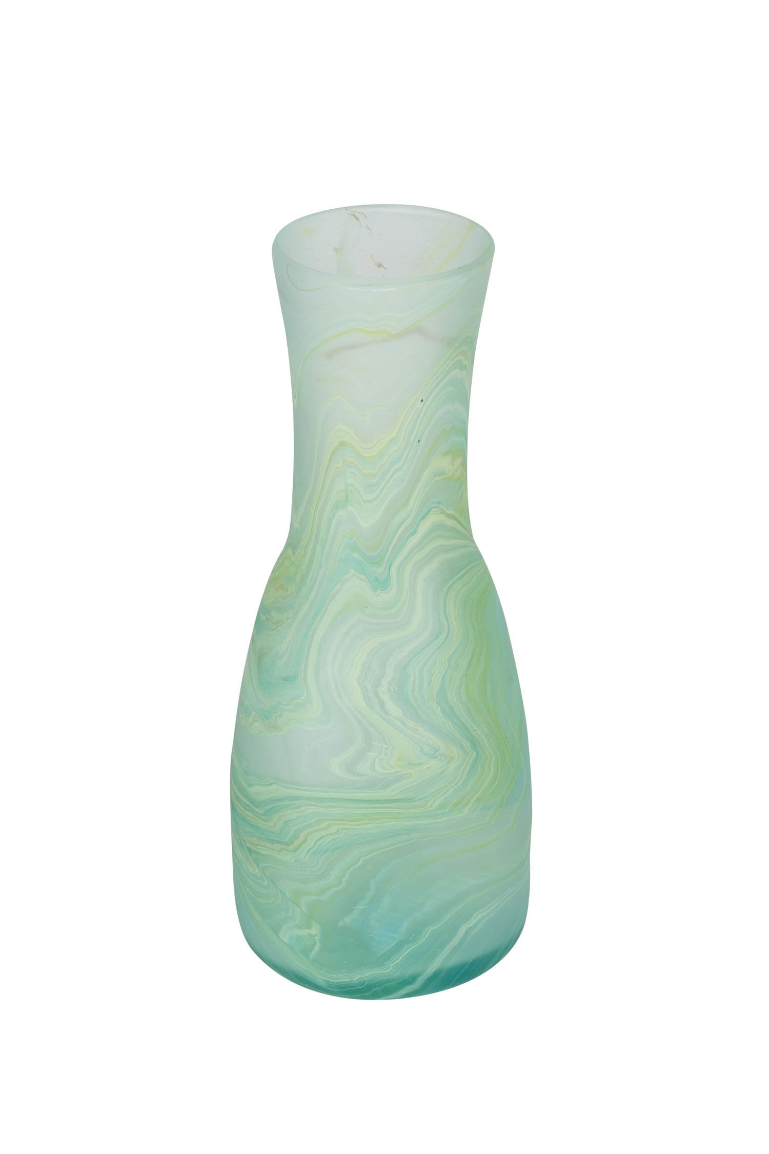 Close-up of the Oasis Phoenician Carafe highlighting its handcrafted details