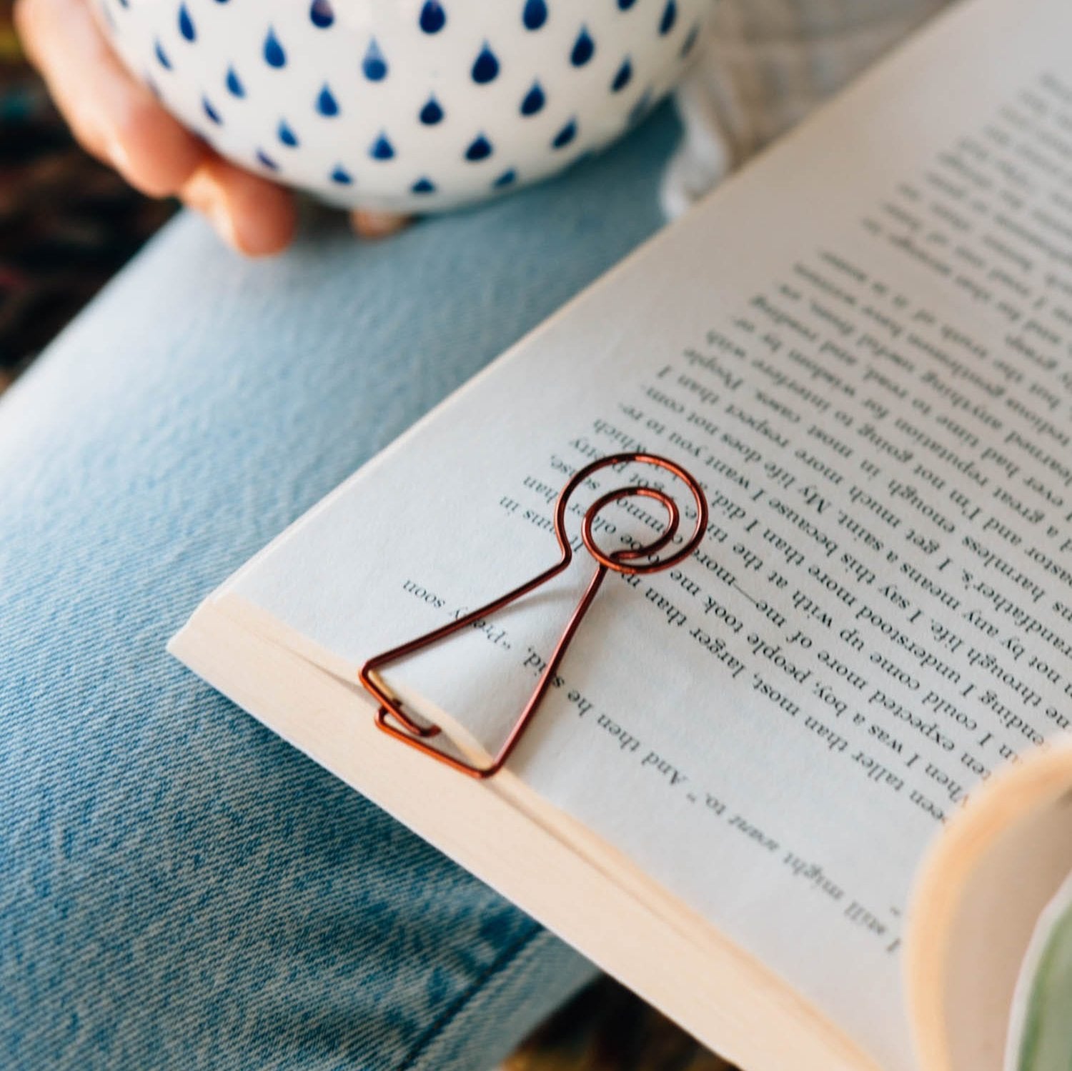 Handcrafted Bravo Bookmark Clip showcasing its unique design and functionality.