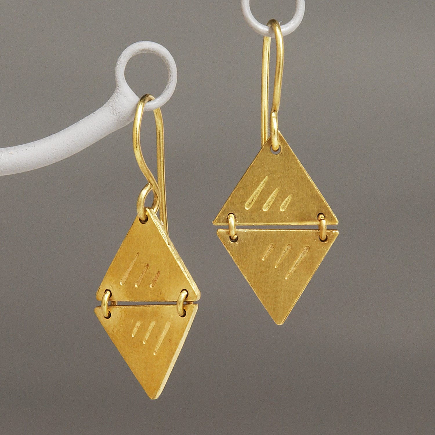 Artisan earrings for women featuring a stylish jazz age design.