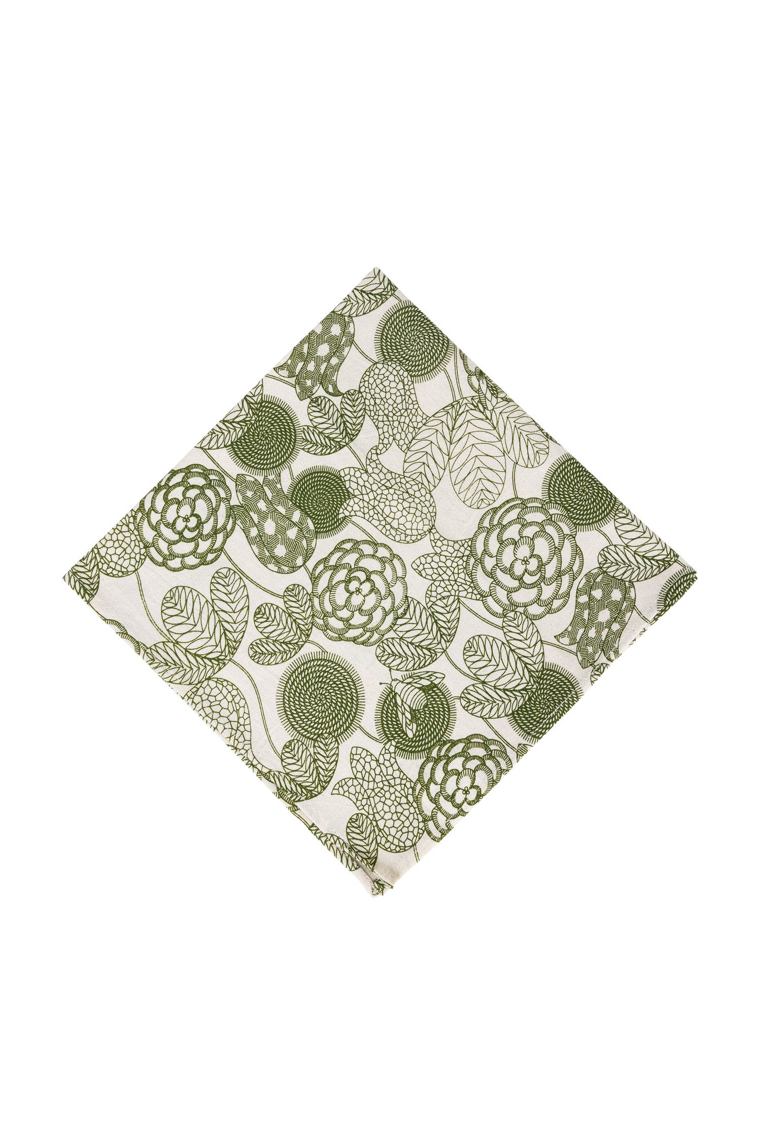 Bountiful Bee handmade cotton napkin showcasing vibrant bee design
