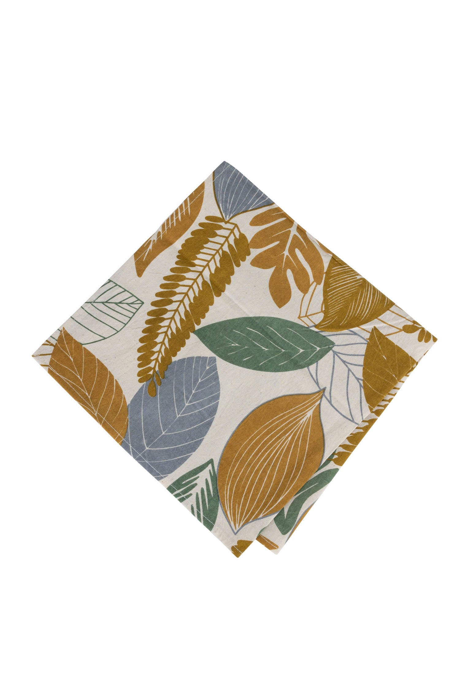 Close-up of the Vibrant Autumn Cloth Napkin showcasing its intricate design and colors.