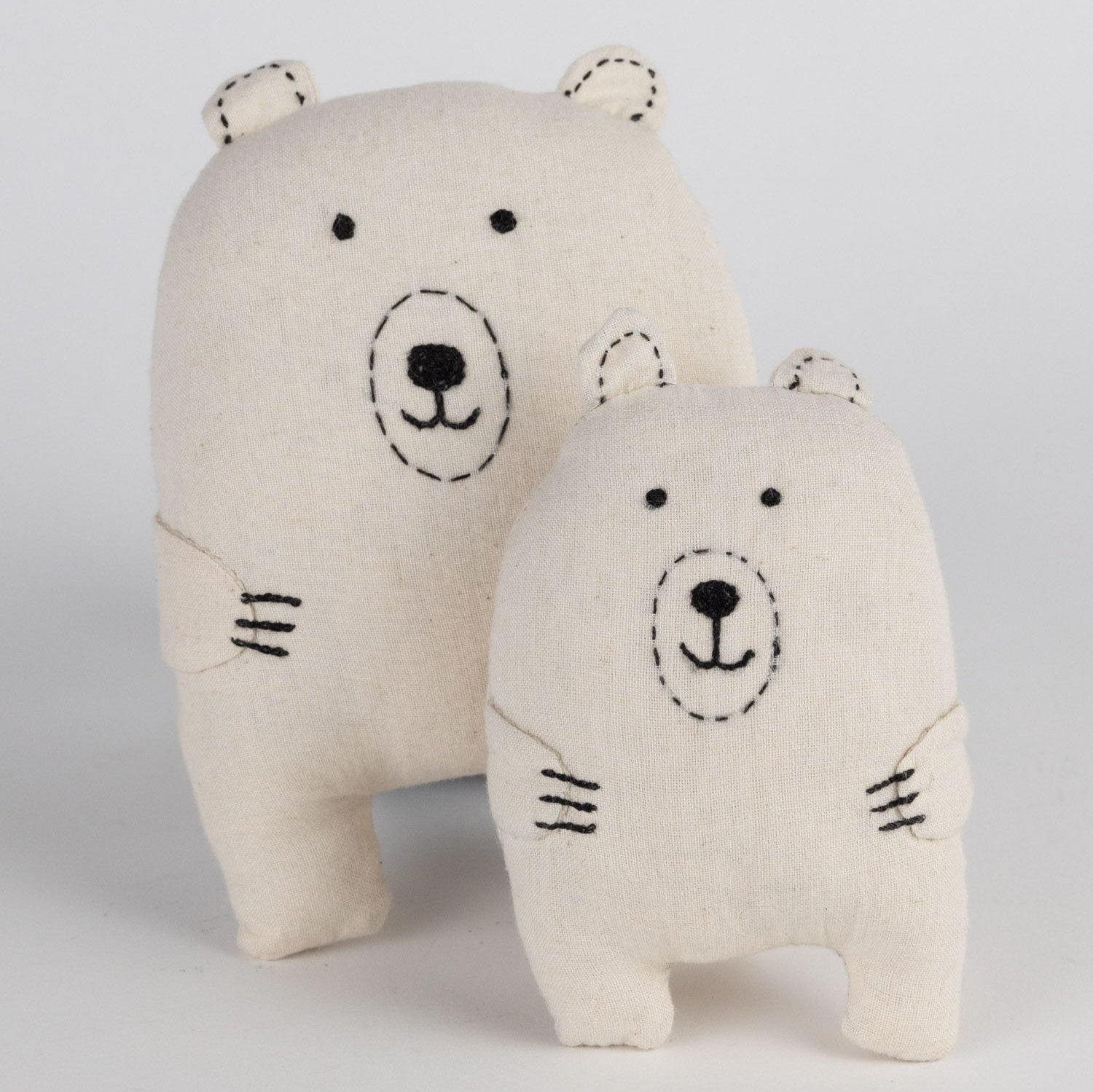 Pimiento and Popper handcrafted stuffed animals ready for snuggling