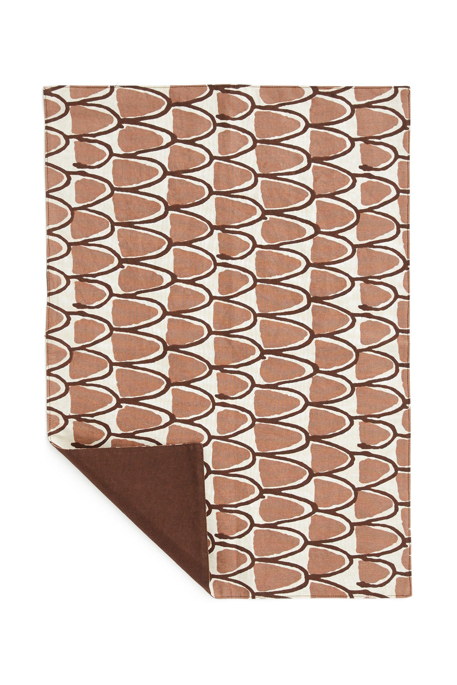 Dino Delight Handpainted Placemat showcasing its unique reptile skin texture.