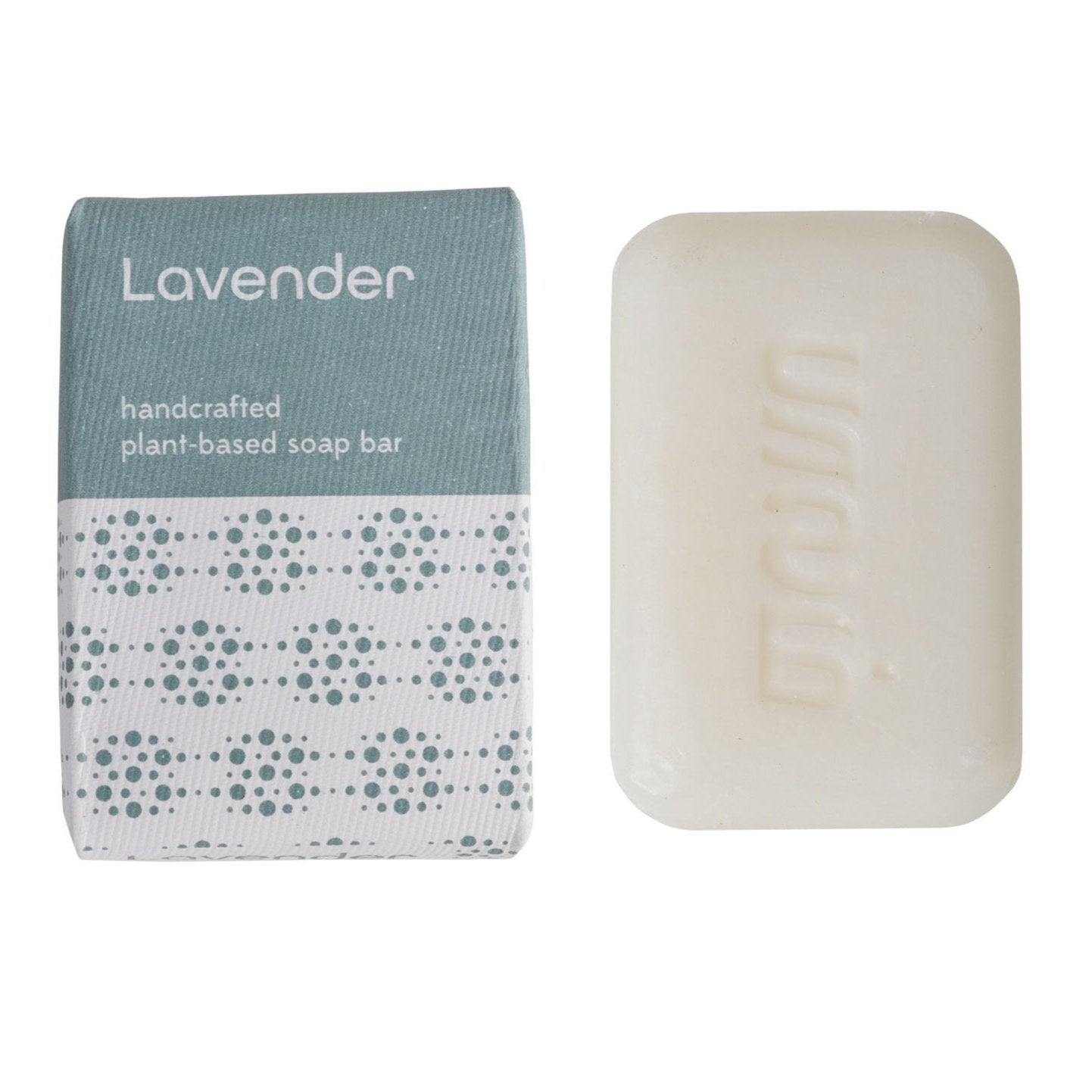Close-up of handcrafted lavender soap with floral scent for sensitive skin
