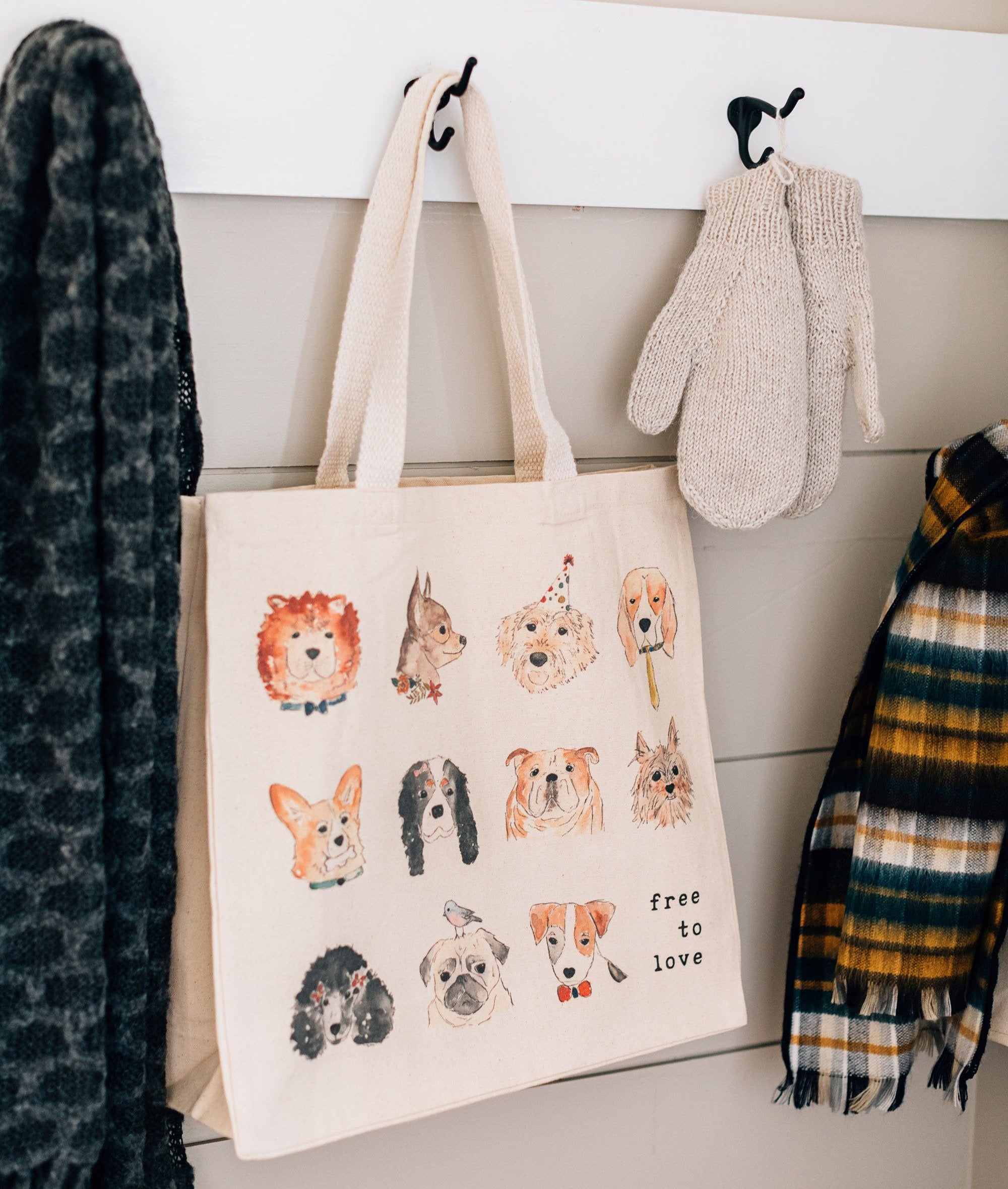 Empowerment tote bag featuring a graphic message, perfect for everyday use.